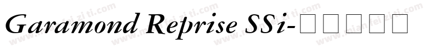 Garamond Reprise SSi字体转换